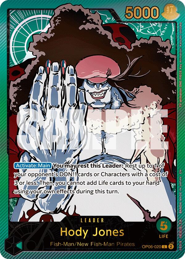 One Piece Card Game: Hody Jones (SPR) card image