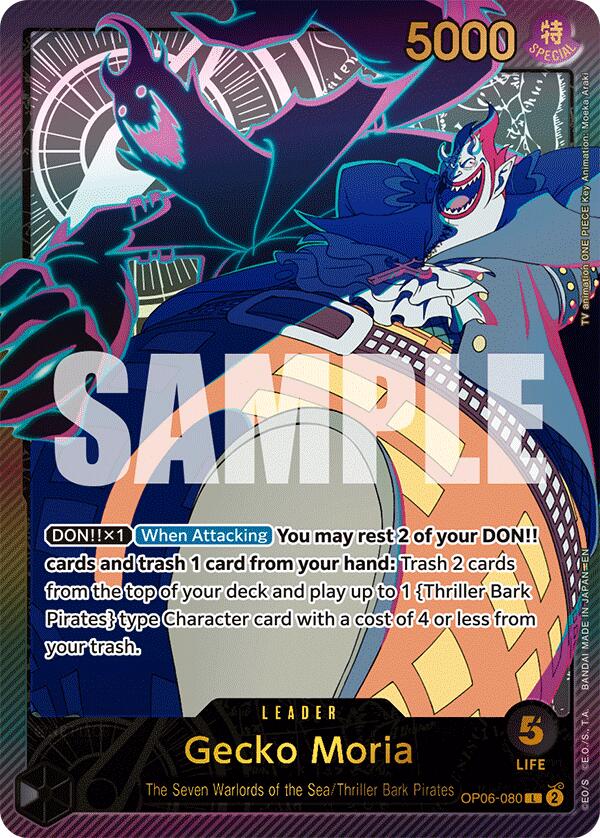 One Piece Card Game: Gecko Moria (SPR) card image