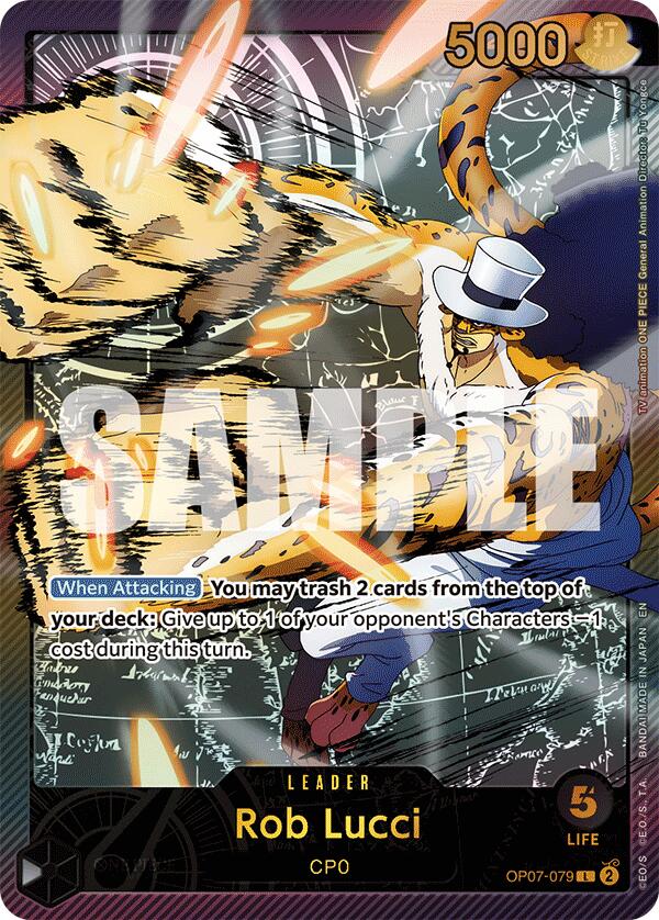 One Piece Card Game: Rob Lucci (SPR) card image