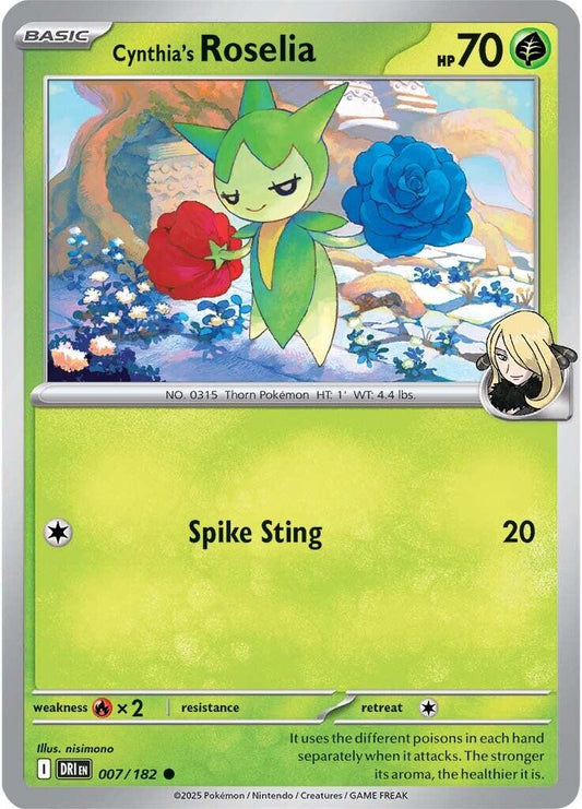 Pokemon: Cynthia's Roselia card image