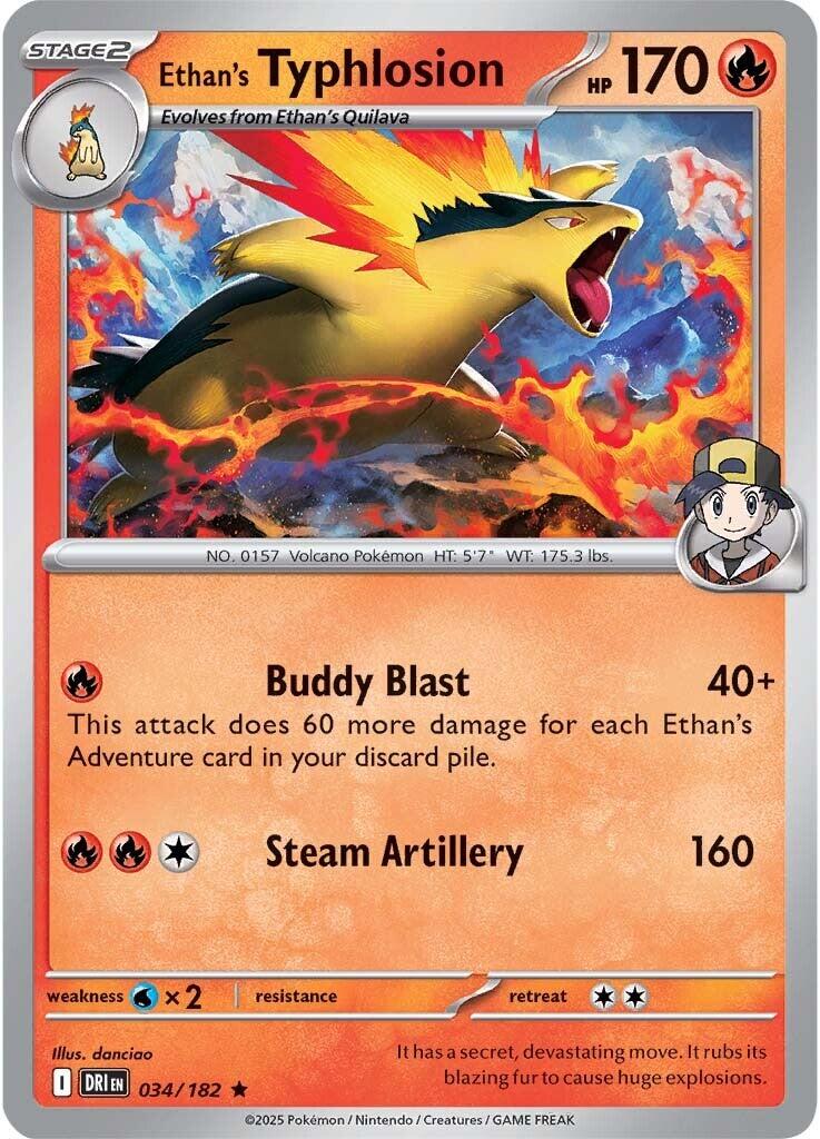 Pokemon: Ethan's Typhlosion card image