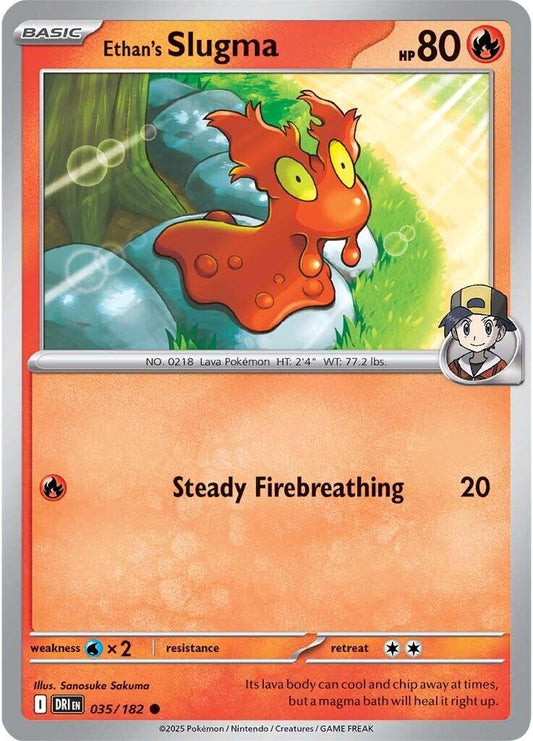 Pokemon: Ethan's Slugma card image