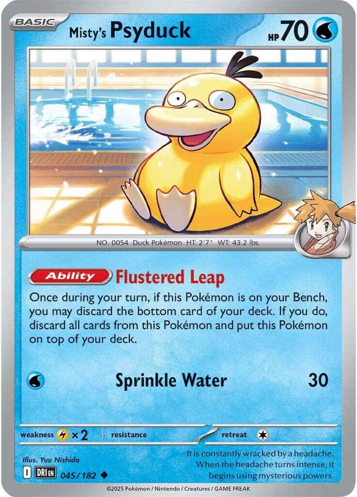 Pokemon: Misty's Psyduck card image