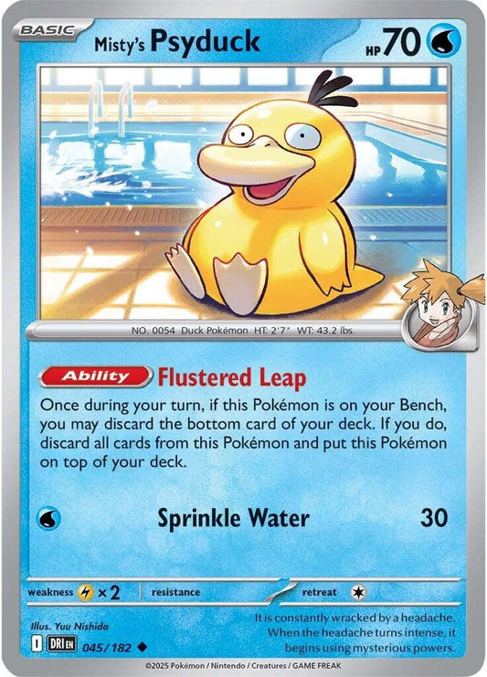 Pokemon: Misty's Psyduck card image