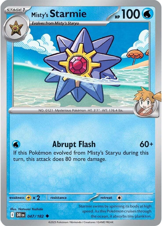 Pokemon: Misty's Starmie card image