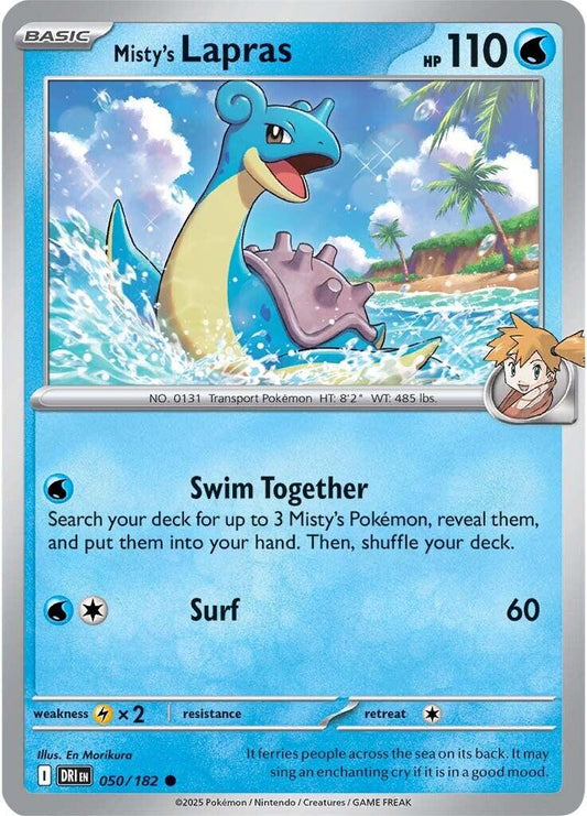 Pokemon: Misty's Lapras card image