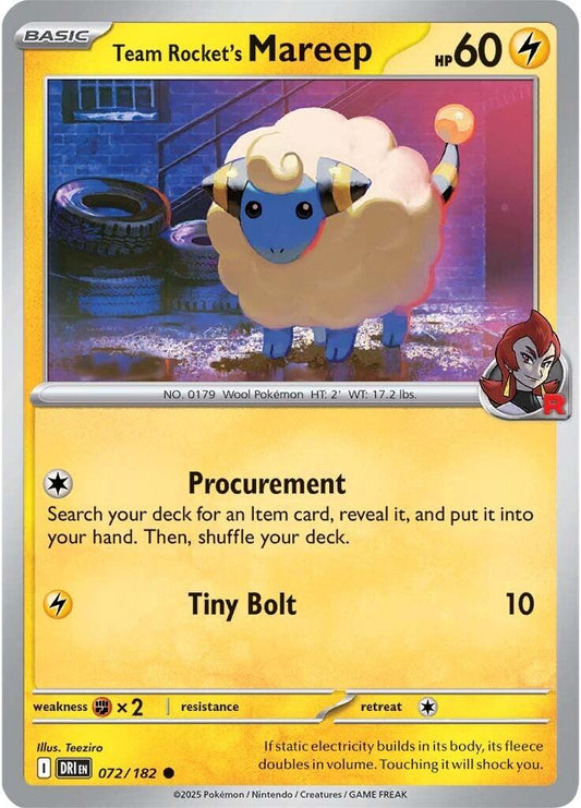 Pokemon: Team Rocket's Mareep card image
