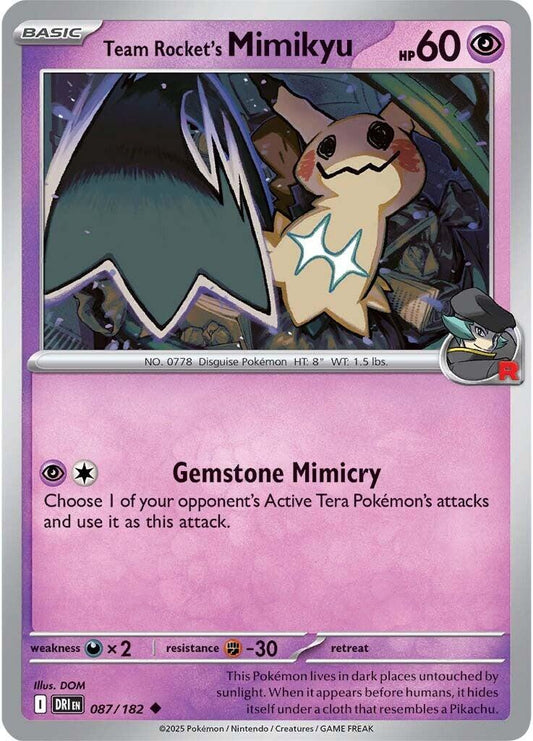Pokemon: Team Rocket's Mimikyu card image