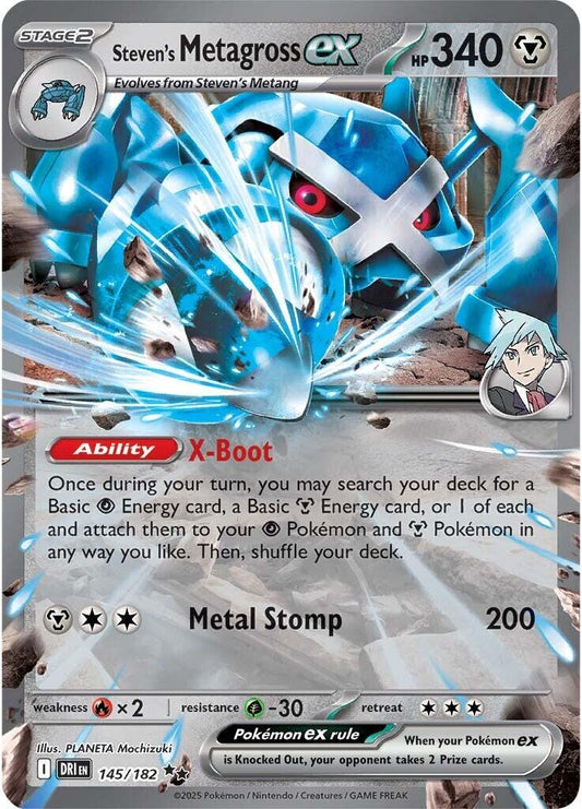 Pokemon: Steven's Metagross ex card image
