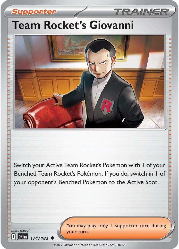 Pokemon: Team Rocket's Giovanni card image
