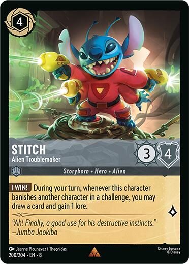 Disney Lorcana: Stitch - Alien Troublemaker card image
