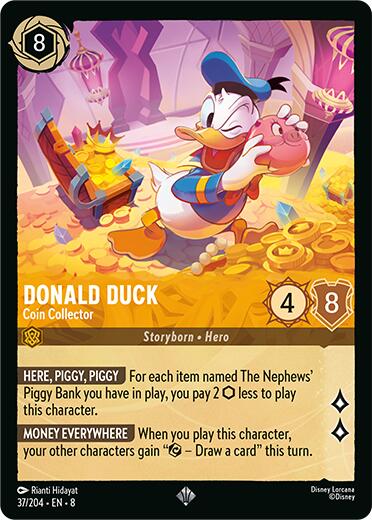 Disney Lorcana: Donald Duck - Coin Collector card image