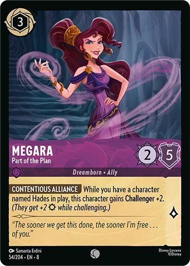 Disney Lorcana: Megara - Part of the Plan card image