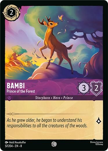 Disney Lorcana: Bambi - Prince of the Forest card image