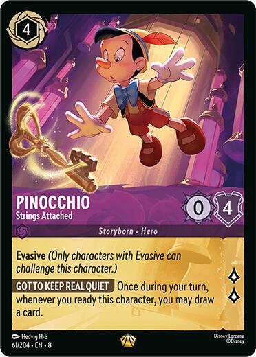 Disney Lorcana: Pinocchio - Strings Attached card image