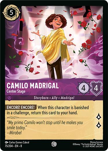 Disney Lorcana: Camilo Madrigal - Center Stage card image