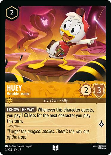 Disney Lorcana: Huey - Reliable Leader card image