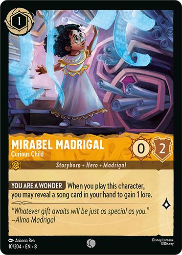 Disney Lorcana: Mirabel Madrigal - Curious Child card image