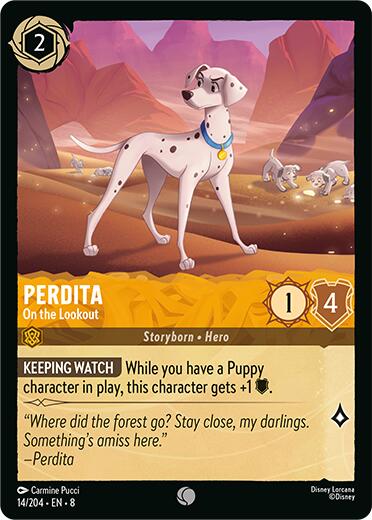Disney Lorcana: Perdita - On the Lookout card image