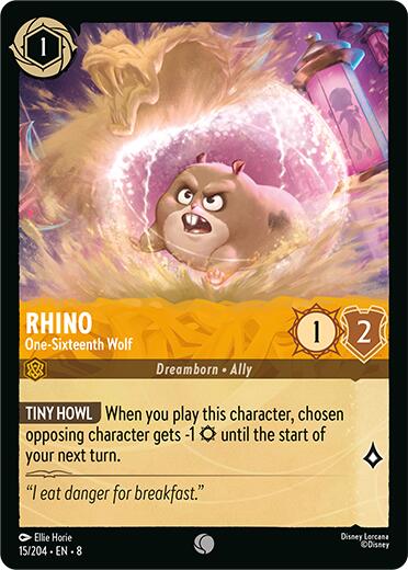 Disney Lorcana: Rhino - One-Sixteenth Wolf card image