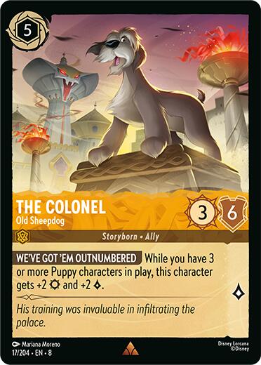 Disney Lorcana: The Colonel - Old Sheepdog card image