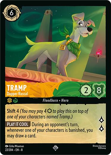 Disney Lorcana: Tramp - Dapper Rascal card image
