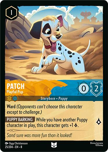 Disney Lorcana: Patch - Playful Pup card image