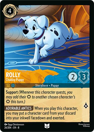 Disney Lorcana: Rolly - Chubby Puppy card image
