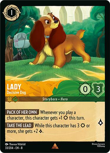 Disney Lorcana: Lady - Decisive Dog card image