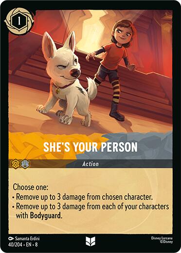 Disney Lorcana: She's Your Person card image