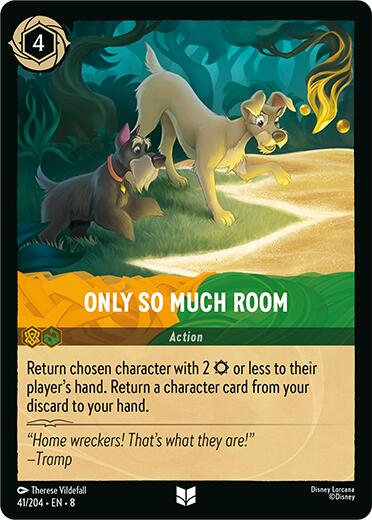 Disney Lorcana: Only So Much Room card image