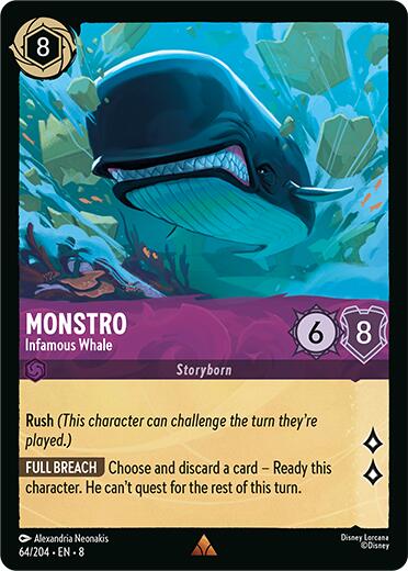 Disney Lorcana: Monstro - Infamous Whale card image