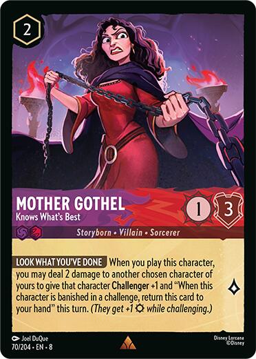 Disney Lorcana: Mother Gothel - Knows What's Best card image