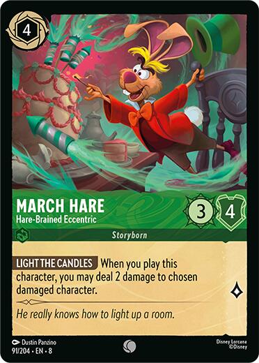 Disney Lorcana: March Hare - Hare-Brained Eccentric card image