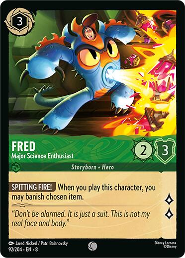 Disney Lorcana: Fred - Major Science Enthusiast card image