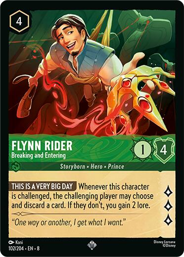 Disney Lorcana: Flynn Rider - Breaking and Entering card image
