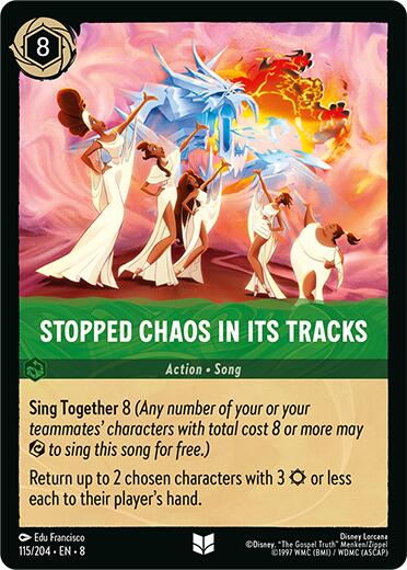 Disney Lorcana: Stopped Chaos in Its tracks card image