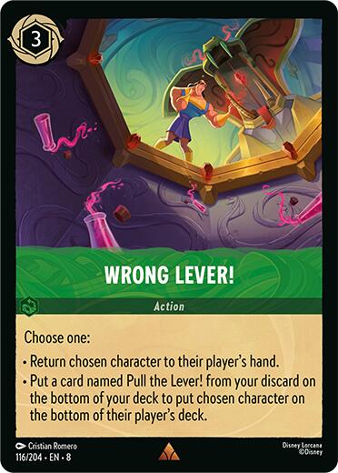 Disney Lorcana: Wrong Lever! card image