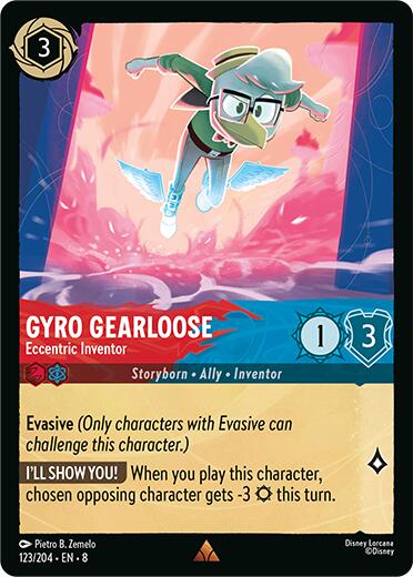 Disney Lorcana: Gyro Gearloose - Eccentric Inventor card image