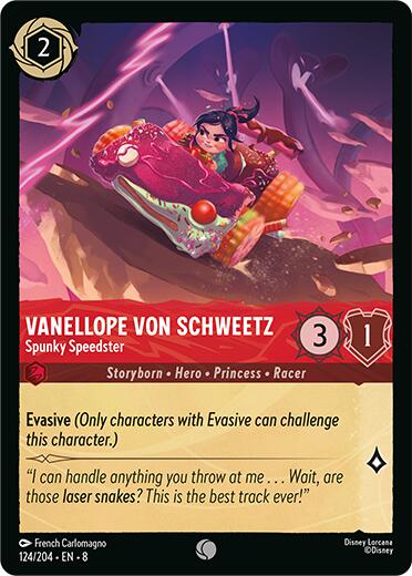 Disney Lorcana: Vanellope Von Schweetz - Spunky Speedster card image