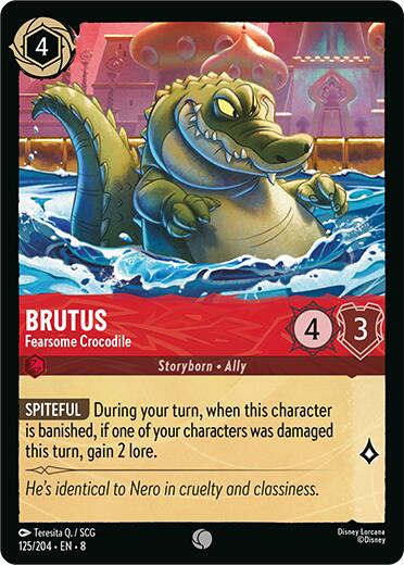 Disney Lorcana: Brutus - Fearsome Crocodile card image