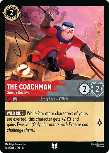 Disney Lorcana: The Coachman - Greedy Deceiver card image
