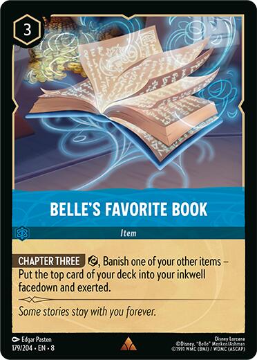 Disney Lorcana: Belle's Favorite Book card image
