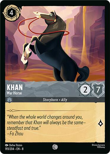Disney Lorcana: Khan - War Horse card image