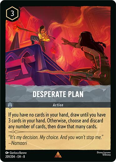 Disney Lorcana: Desperate Plan card image