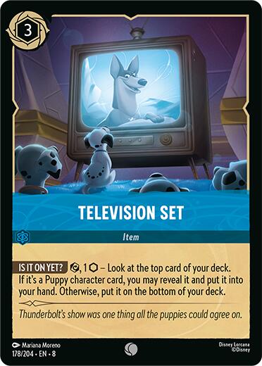 Disney Lorcana: Television Set card image