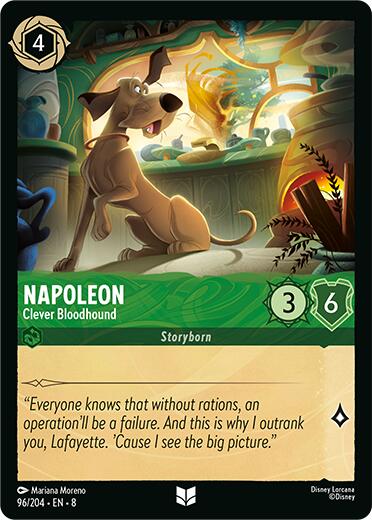 Disney Lorcana: Napoleon - Clever Bloodhound card image