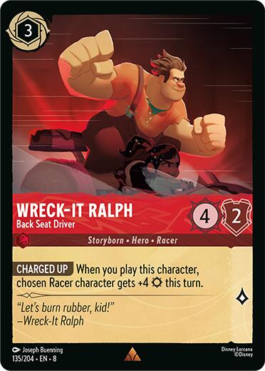 Disney Lorcana: Wreck-It Ralph - Back Seat Driver card image