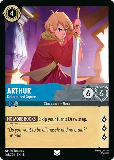 Disney Lorcana: Arthur - Determined Squire card image