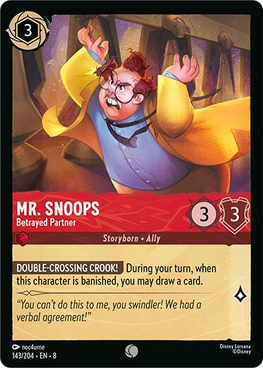 Disney Lorcana: Mr. Snoops - Betrayed Partner card image